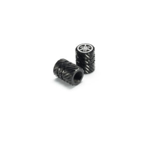 Genuine Yamaha Aluminium Valve Cap Helical Pattern