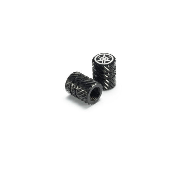 Genuine Yamaha Aluminium Valve Cap Helical Pattern