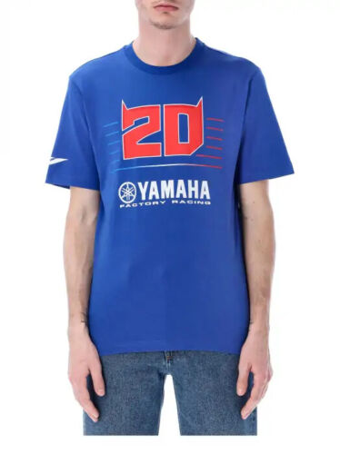 Official Yamaha Paddock Blue Men's T-shirt 20 Fabio Quartararo - Tinklers  Motorcycles