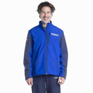 Genuine Yamaha Paddock Blue Mens Softshell Jacket 2024 NEW