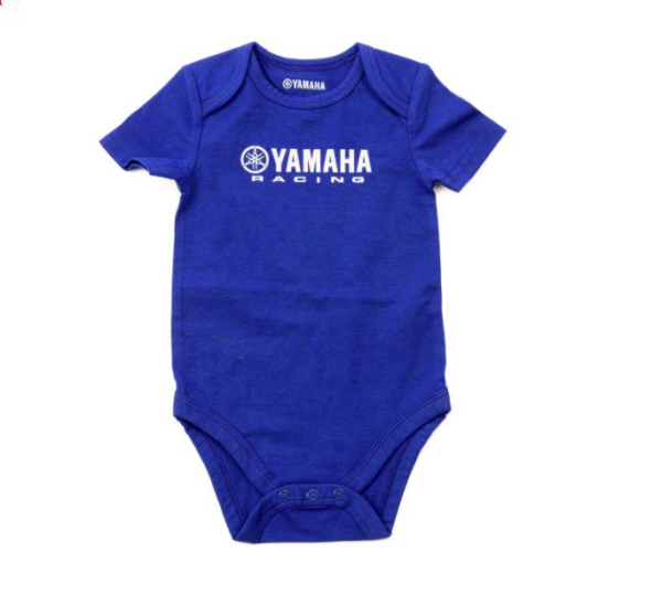 Genuine Yamaha Paddock Blue Baby Bodysuit 2024 NEW